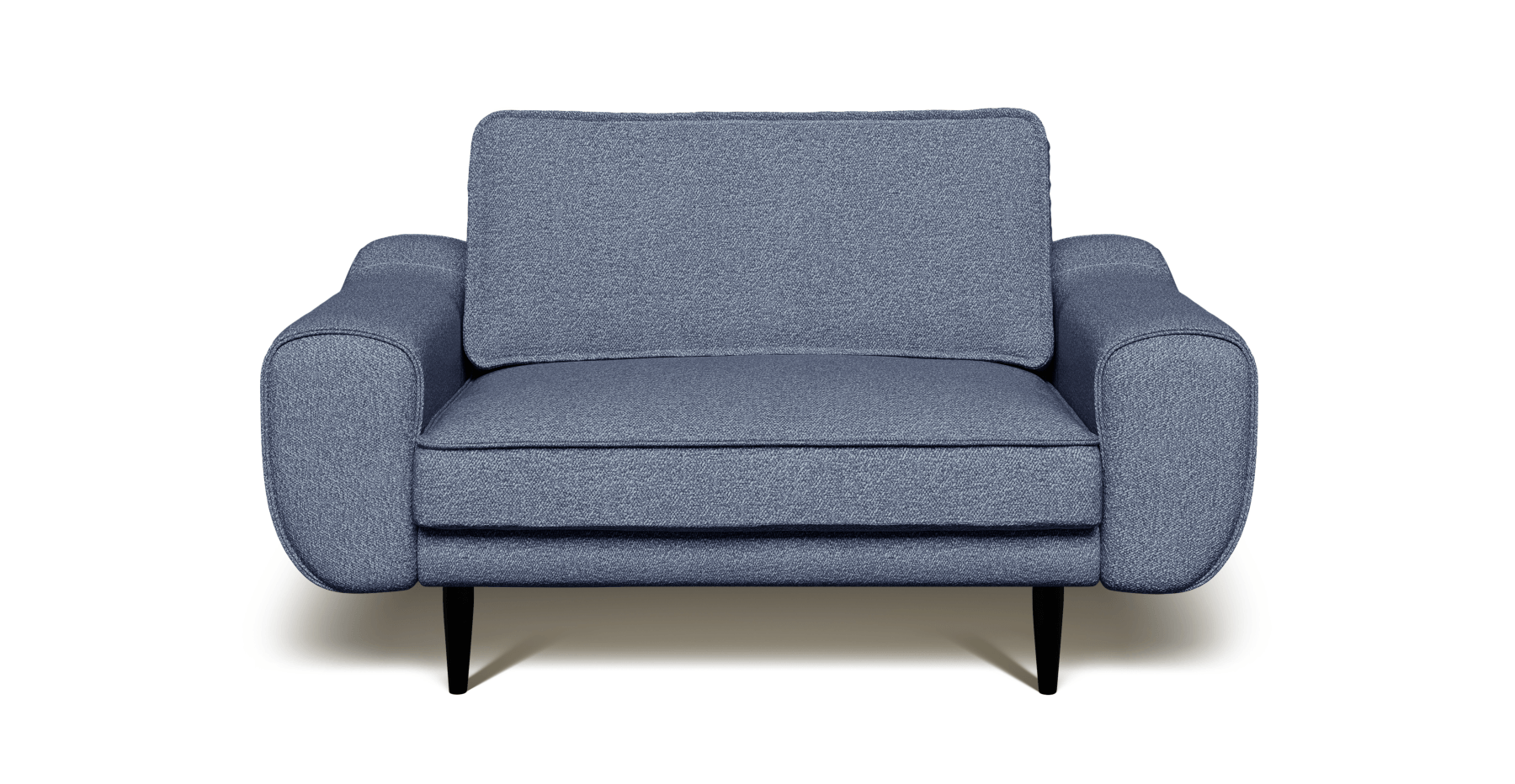 Klem Loveseat Ahşap Ayak - Bukle