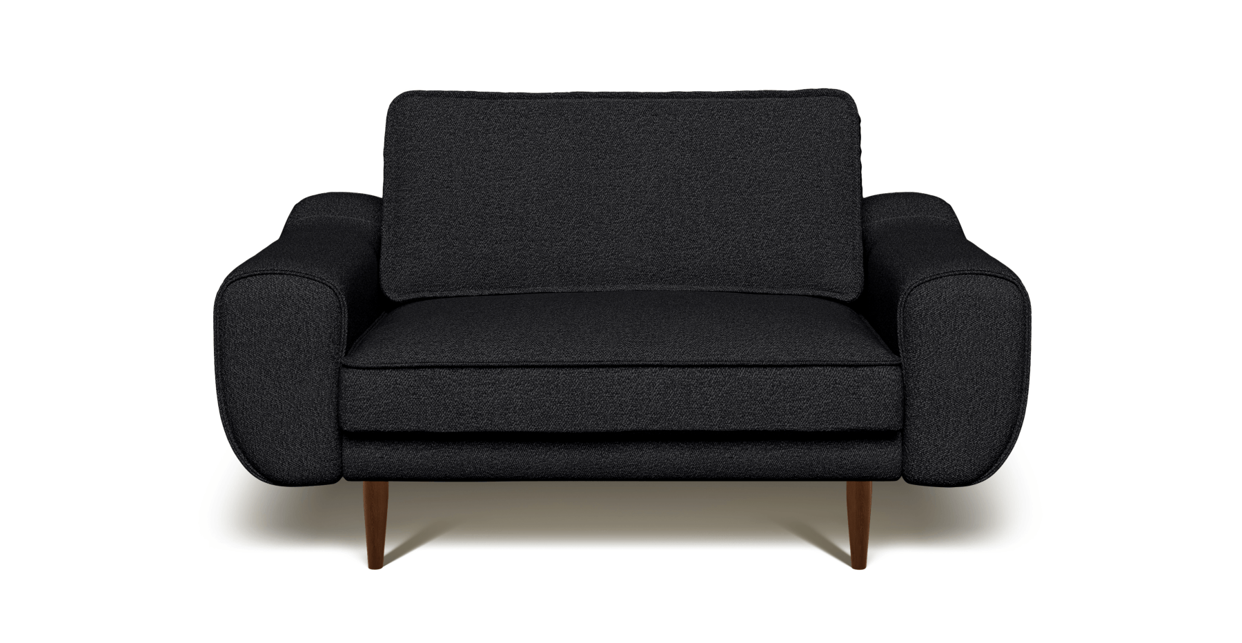 Klem Loveseat Ahşap Ayak - Bukle