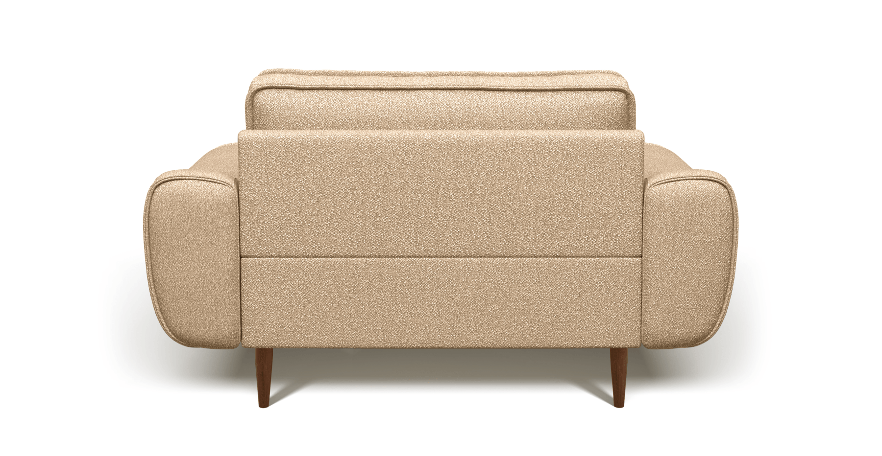 Klem Loveseat Ahşap Ayak - Bukle