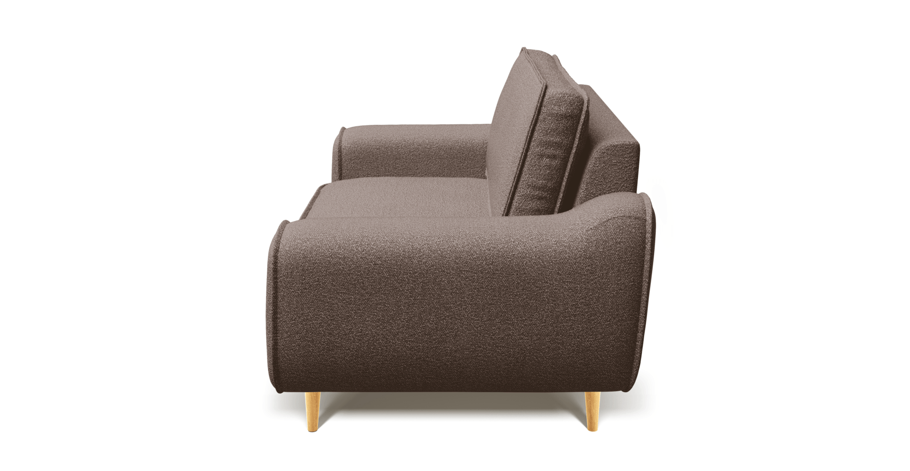 Klem Loveseat Ahşap Ayak - Bukle