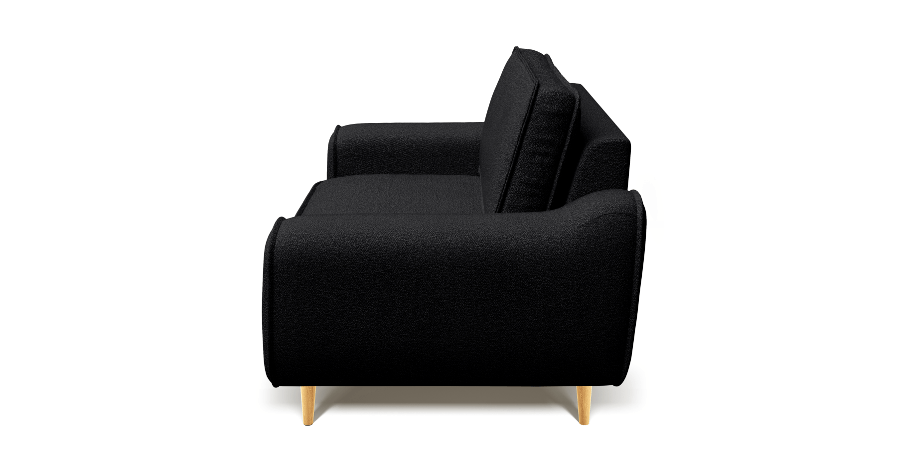 Klem Loveseat Ahşap Ayak - Bukle