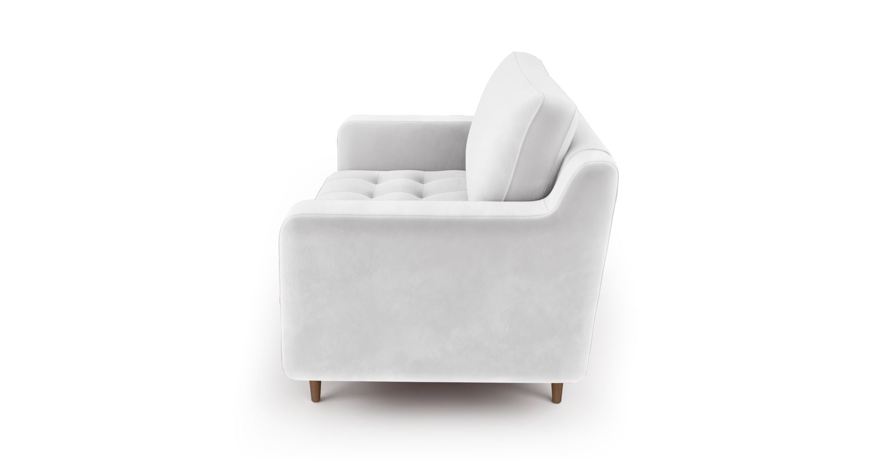 Modsy Loveseat Ahşap Ayak - Kadife