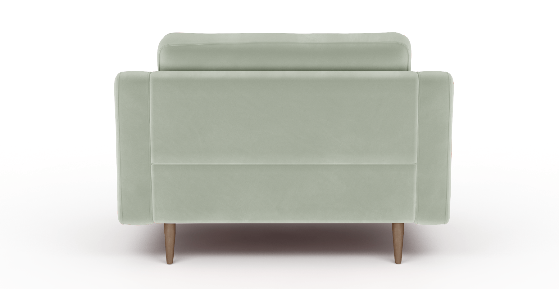 Modsy Loveseat Ahşap Ayak - Kadife