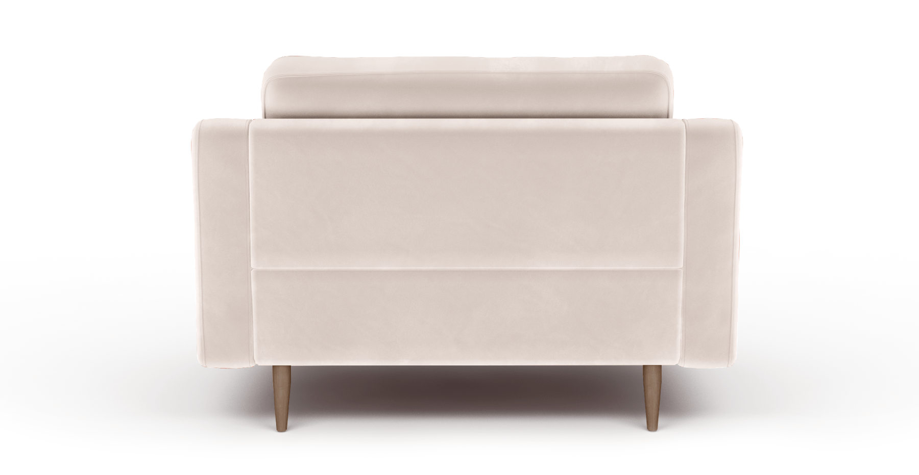 Modsy Loveseat Ahşap Ayak - Kadife