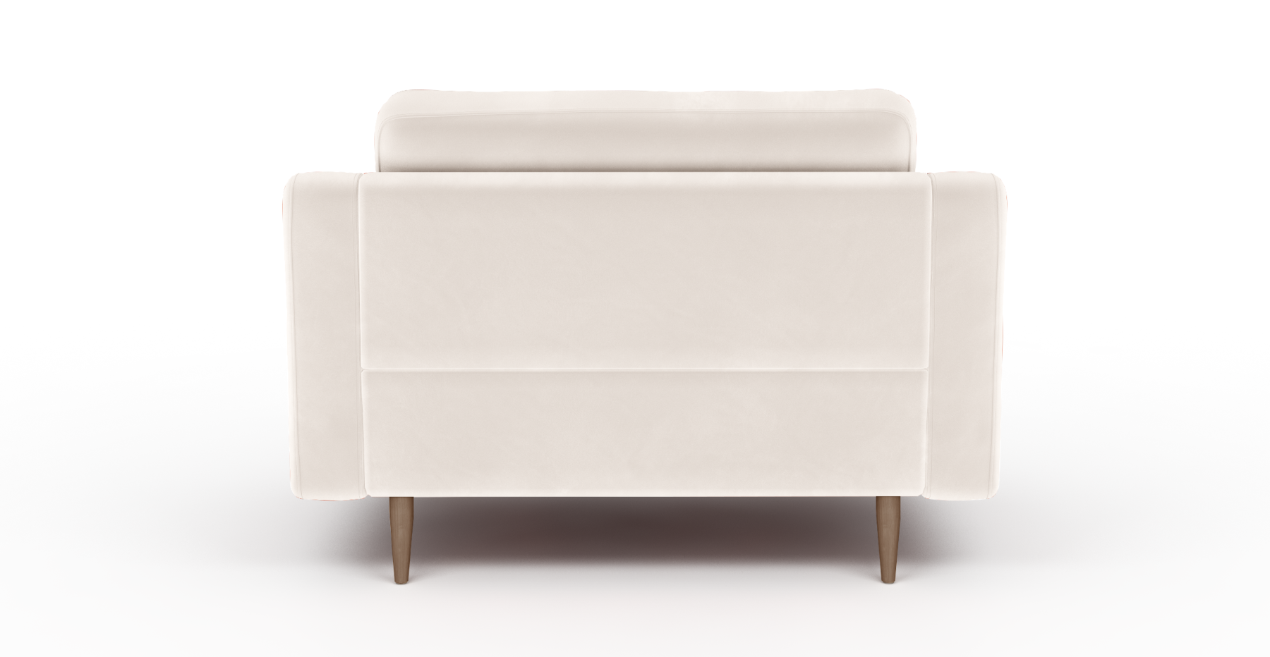 Modsy Loveseat Ahşap Ayak - Kadife