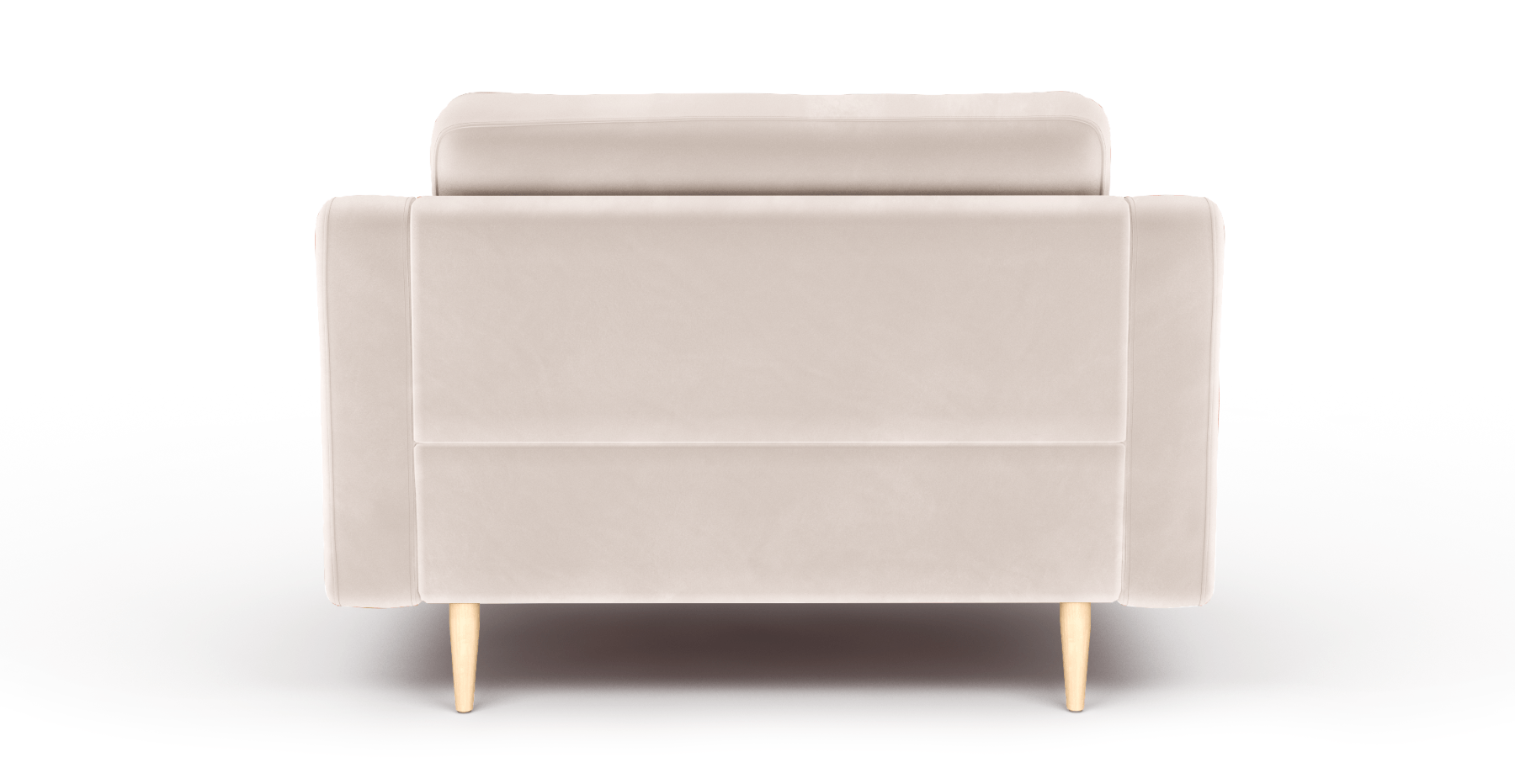 Modsy Loveseat Ahşap Ayak - Kadife