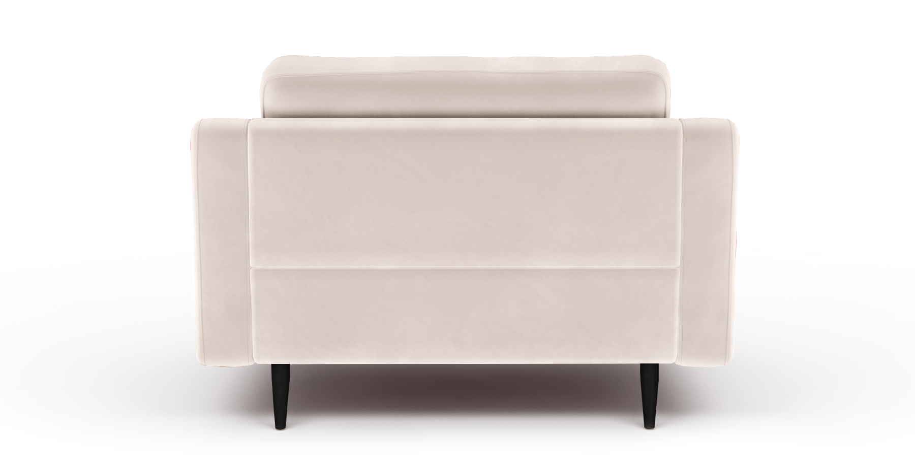 Modsy Loveseat Ahşap Ayak - Kadife