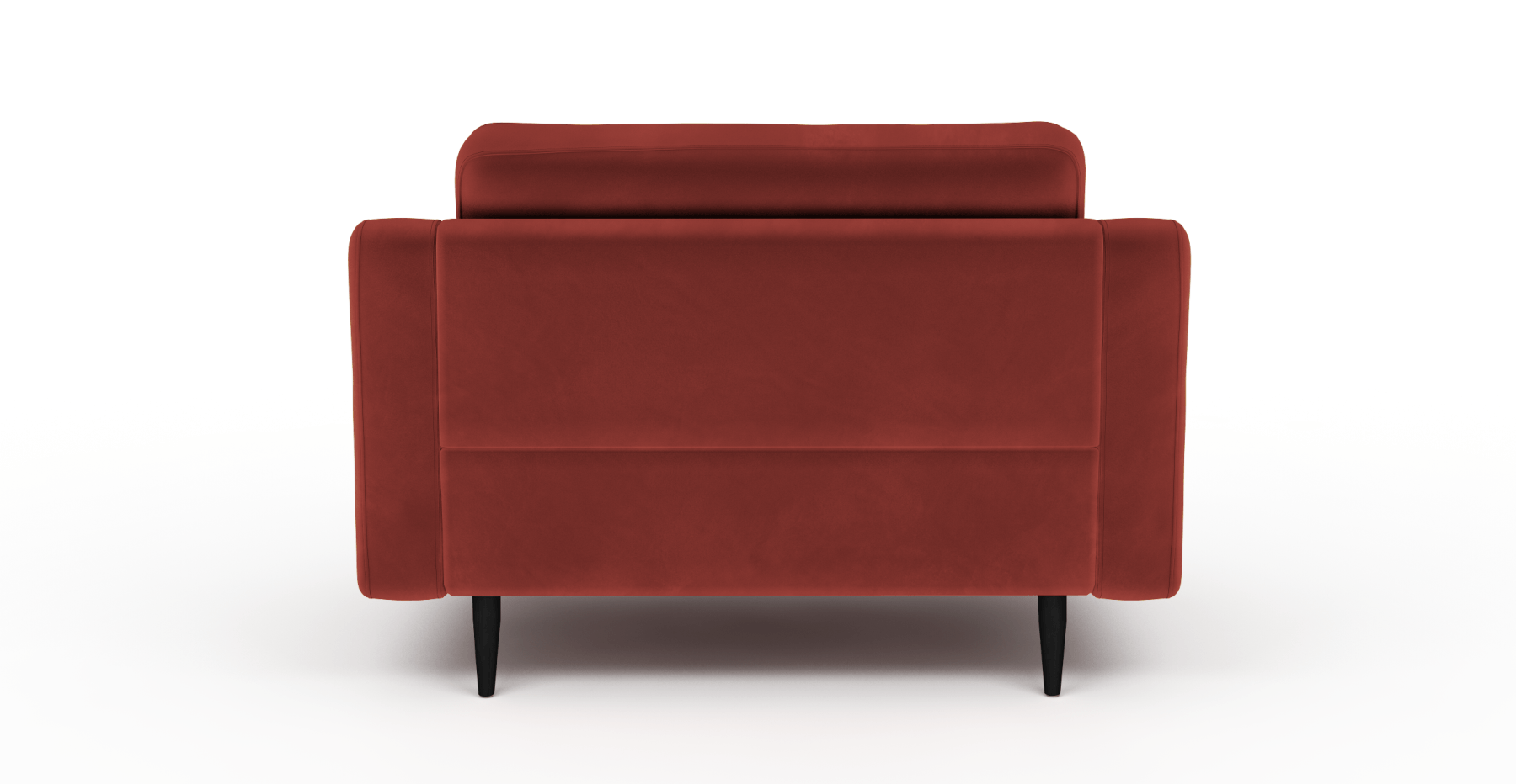 Modsy Loveseat Ahşap Ayak - Kadife