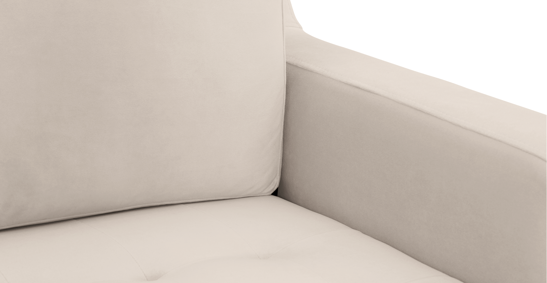 Modsy Loveseat Ahşap Ayak - Kadife