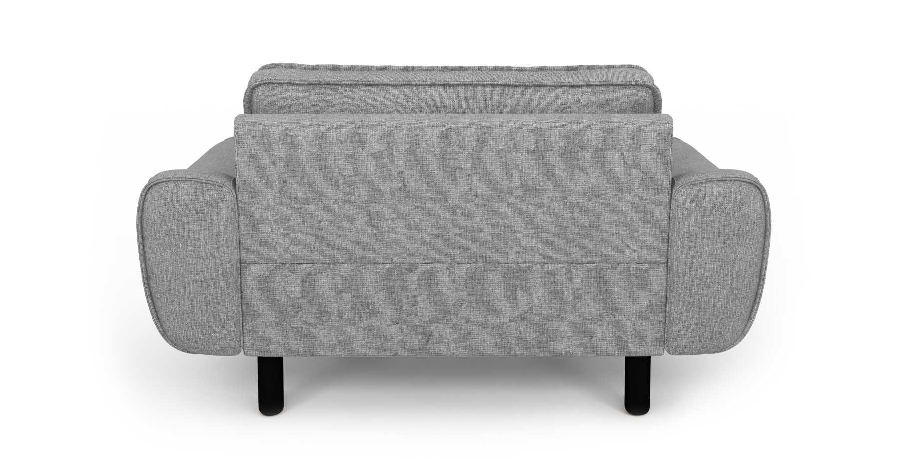 Klem Loveseat Silindir Ahşap Ayak - Keten