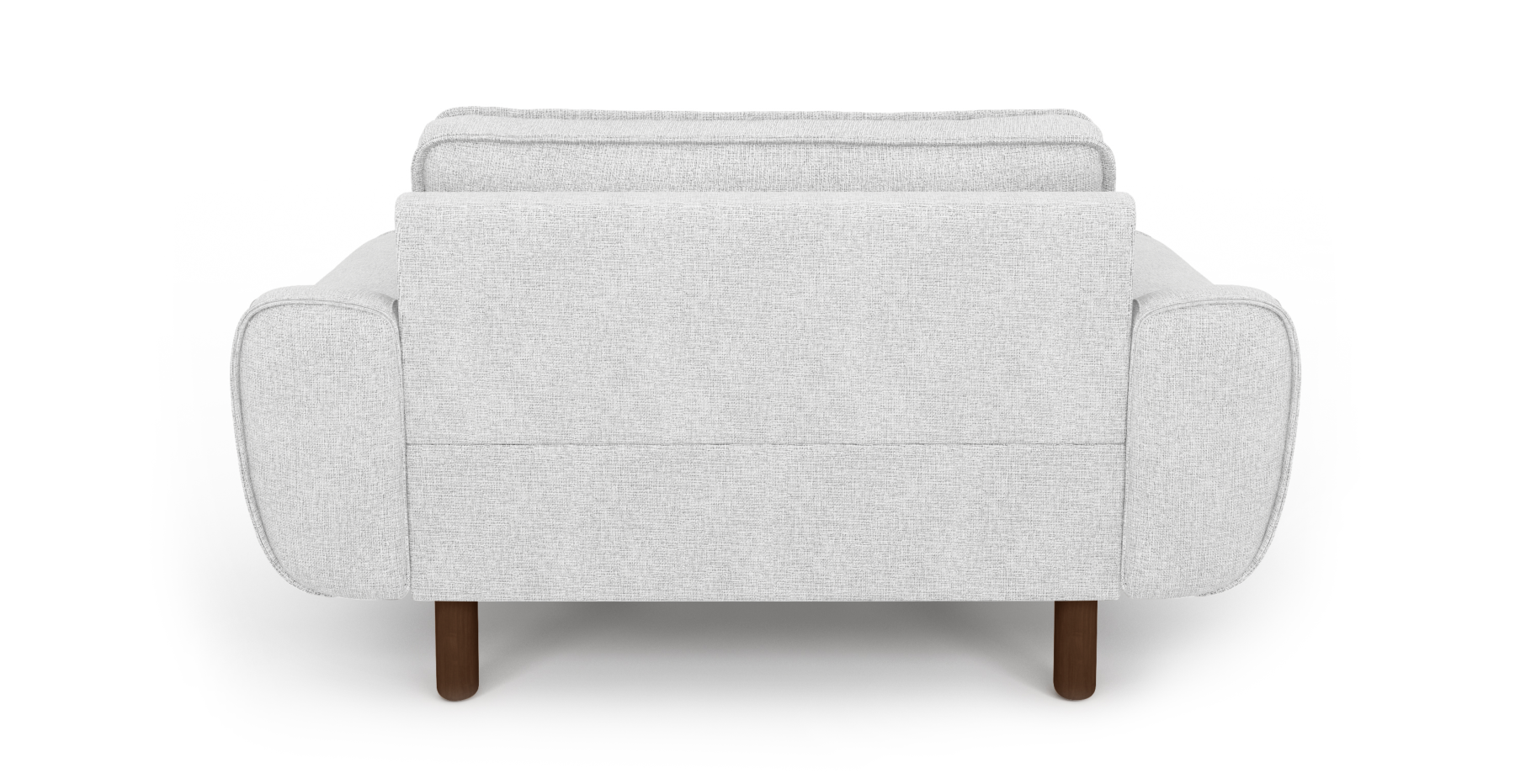 Klem Loveseat Silindir Ahşap Ayak - Keten