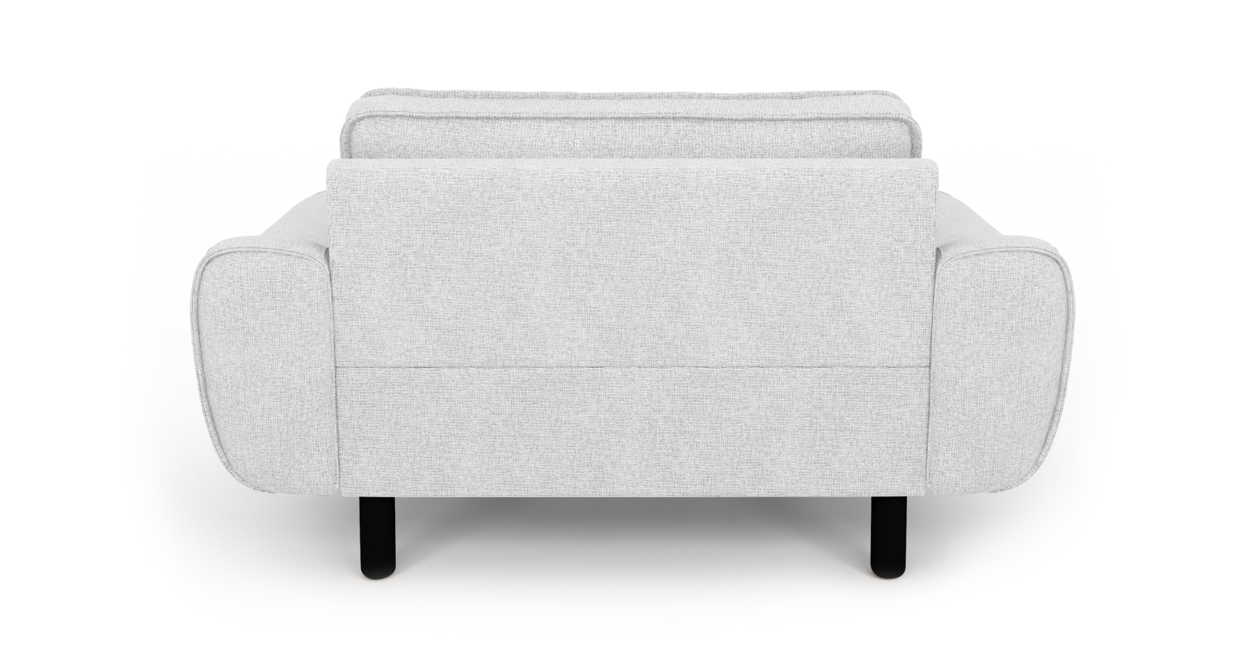 Klem Loveseat Silindir Ahşap Ayak - Keten