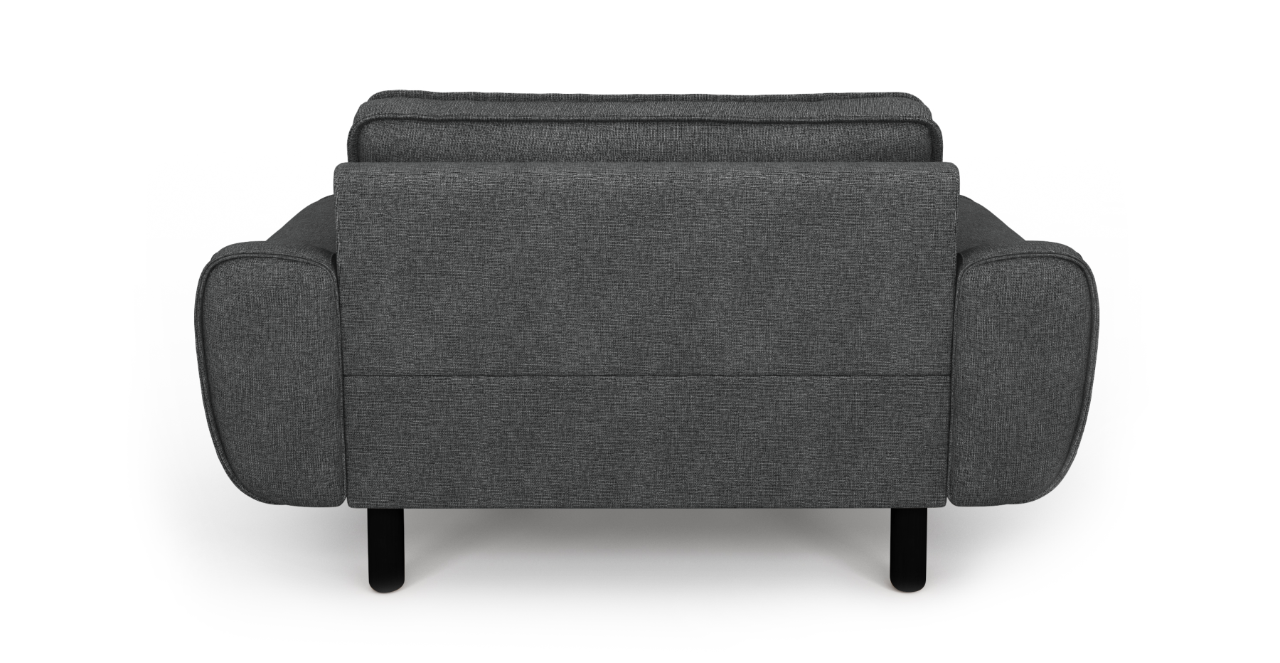 Klem Loveseat Silindir Ahşap Ayak - Keten