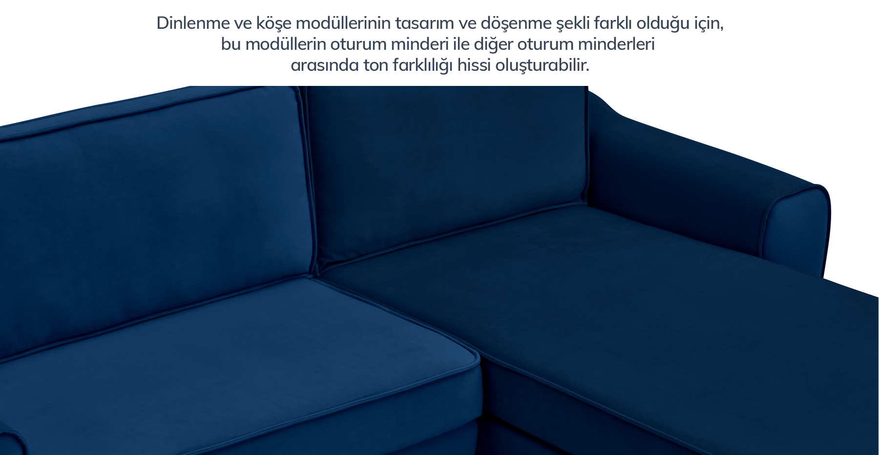 Klem 306 x 171 Köşe Silindir Ahşap Ayak - Kadife