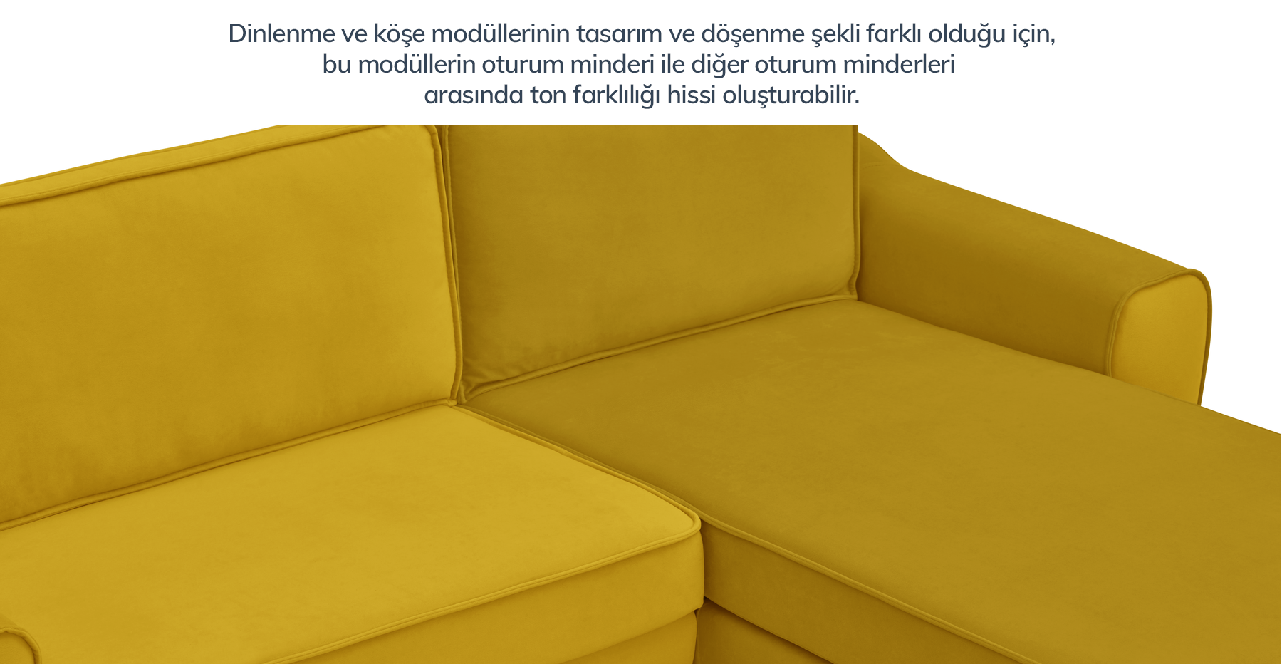 Klem 306 x 171 Köşe Silindir Ahşap Ayak - Kadife