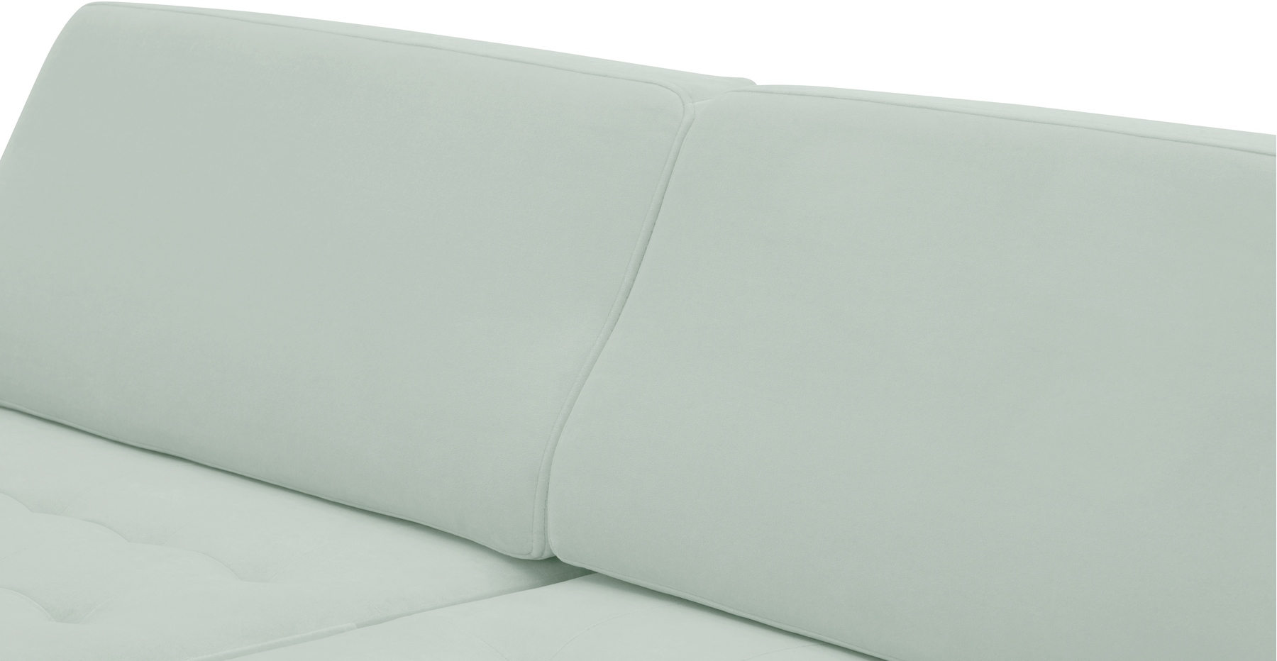 Modsy Loveseat Silindir Ahşap Ayak - Kadife