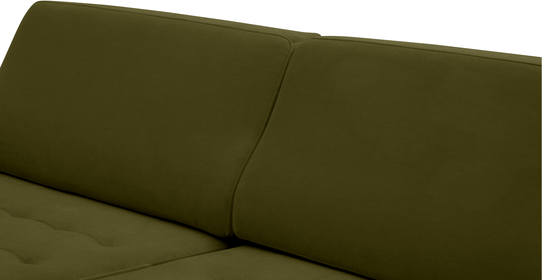 Modsy Loveseat Silindir Ahşap Ayak - Kadife