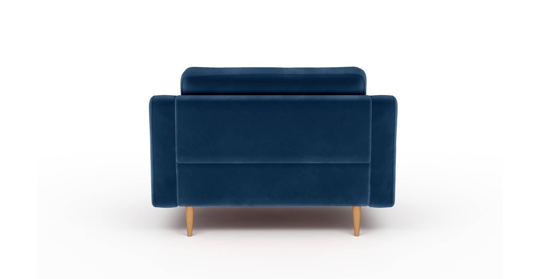 Modsy Loveseat Ahşap Ayak - Kadife