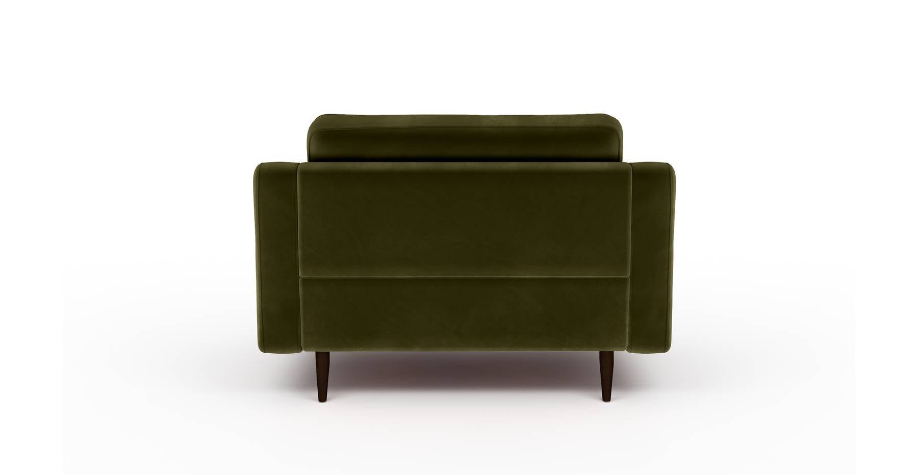 Modsy Loveseat Ahşap Ayak - Kadife