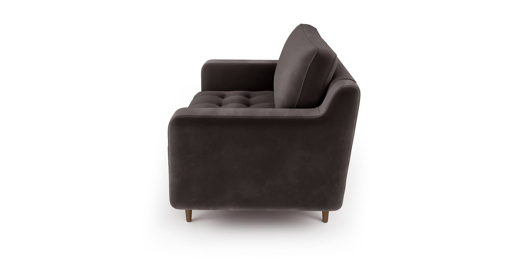 Modsy Loveseat Ahşap Ayak - Kadife