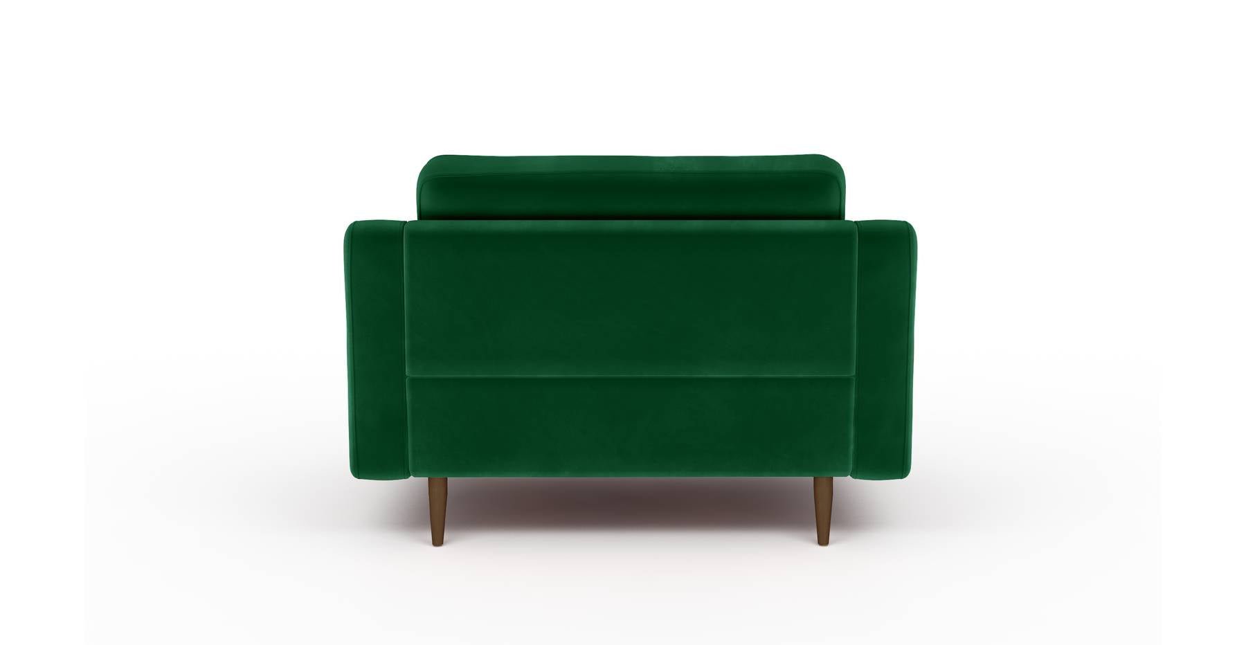 Modsy Loveseat Ahşap Ayak - Kadife