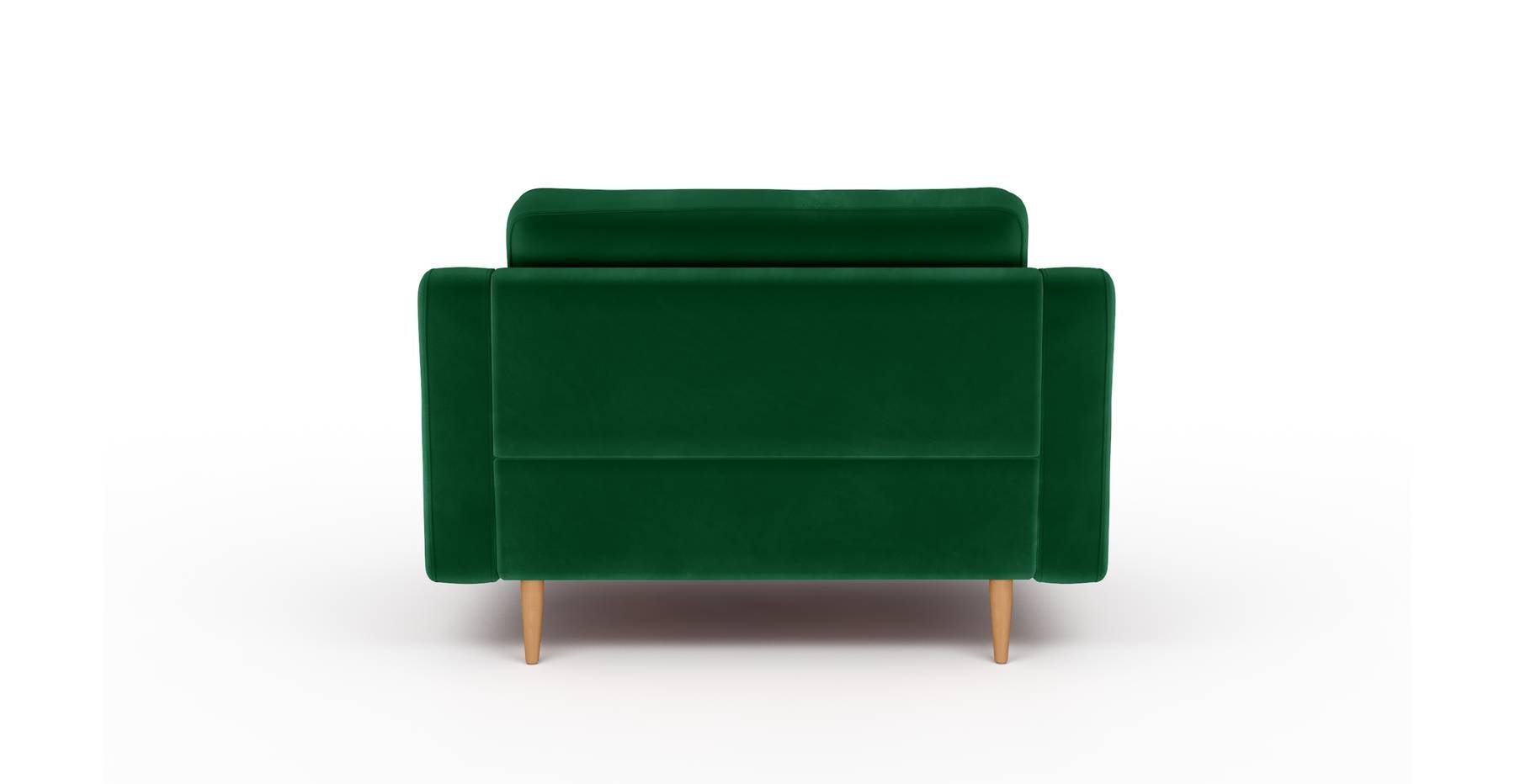 Modsy Loveseat Ahşap Ayak - Kadife